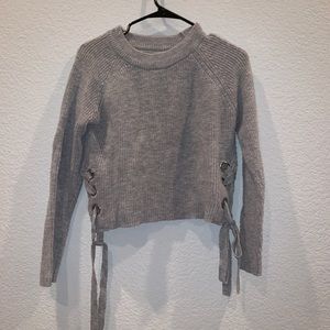 grey sweater